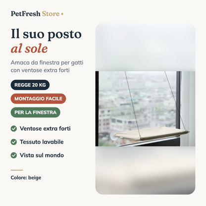 Amaca da finestra beige