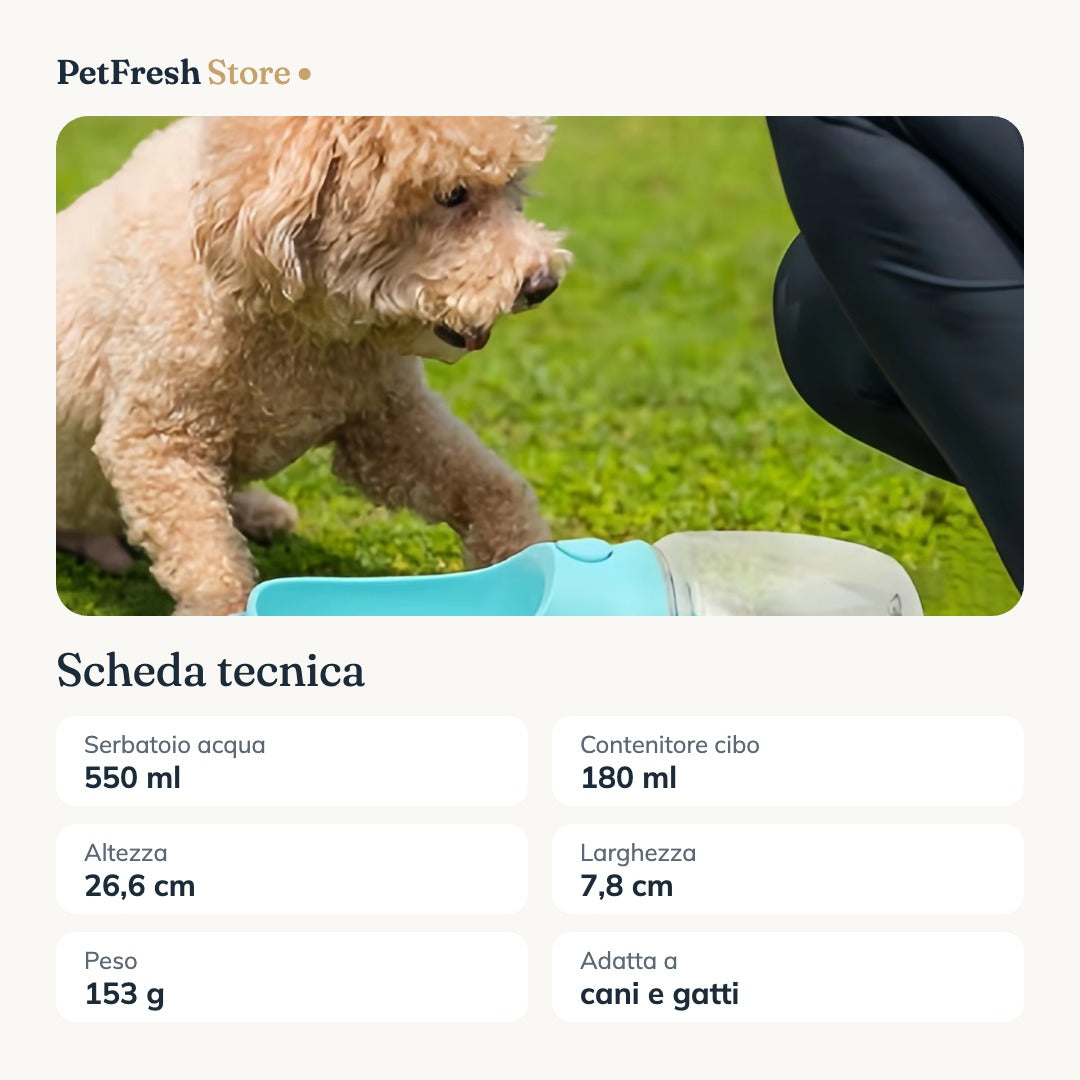 Scheda tecnica borraccia 2 in 1
