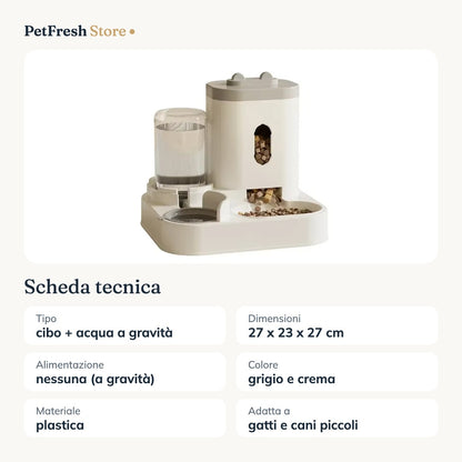 Scheda tecnica ciotola doppia