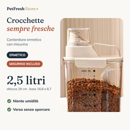 Contenitore crocchette 2,5 litri