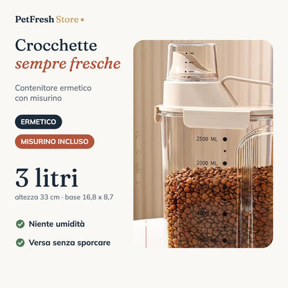 Contenitore crocchette 3 litri