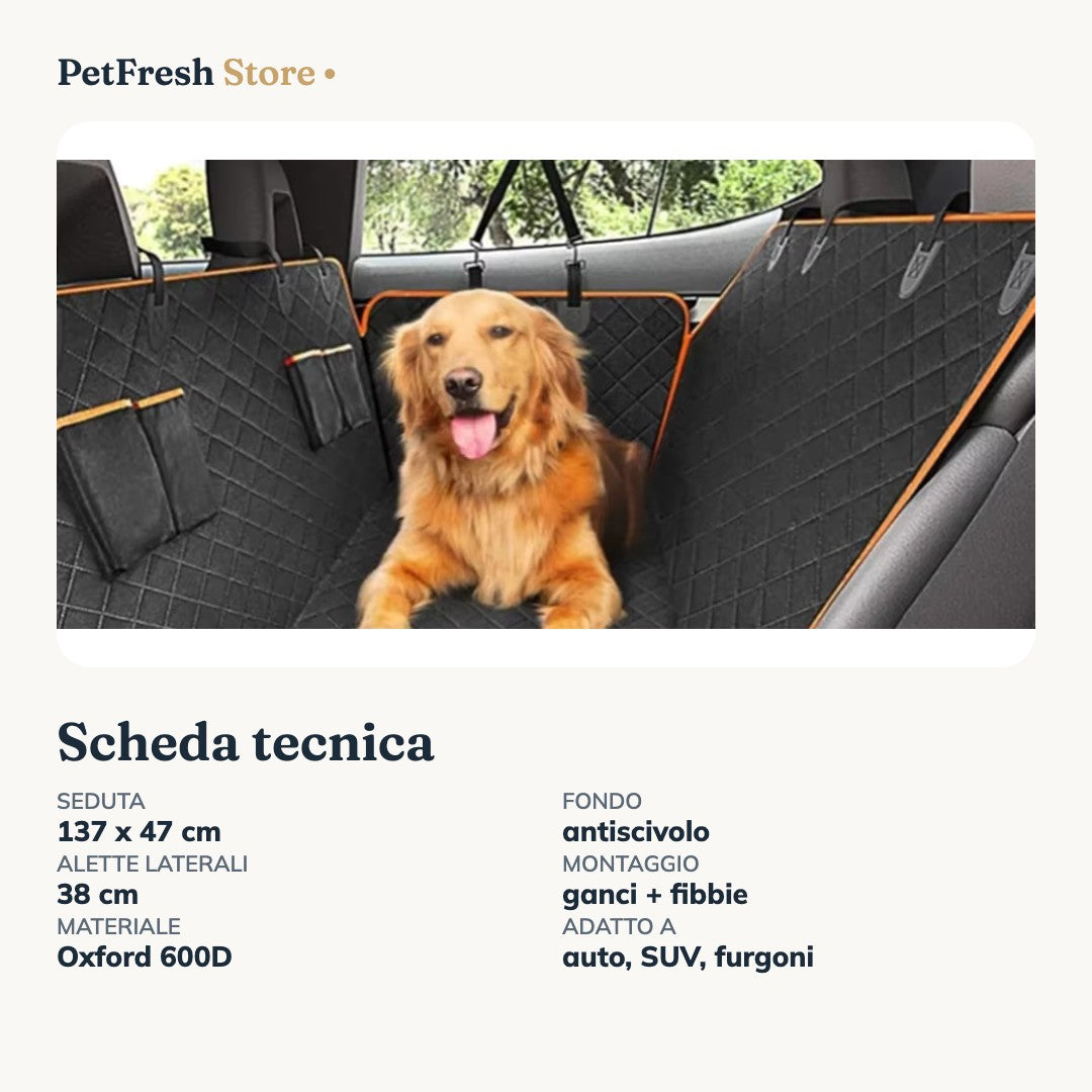 Scheda tecnica coprisedile