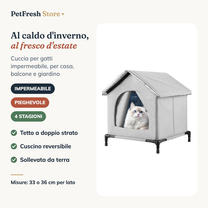 Cuccia per gatti da esterno PetFresh