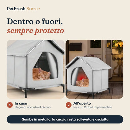 Cuccia in casa e all'aperto