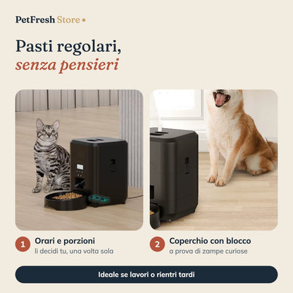 Pasti programmati e coperchio con blocco