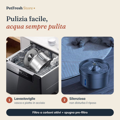 Lavabile in lavastoviglie e silenziosa