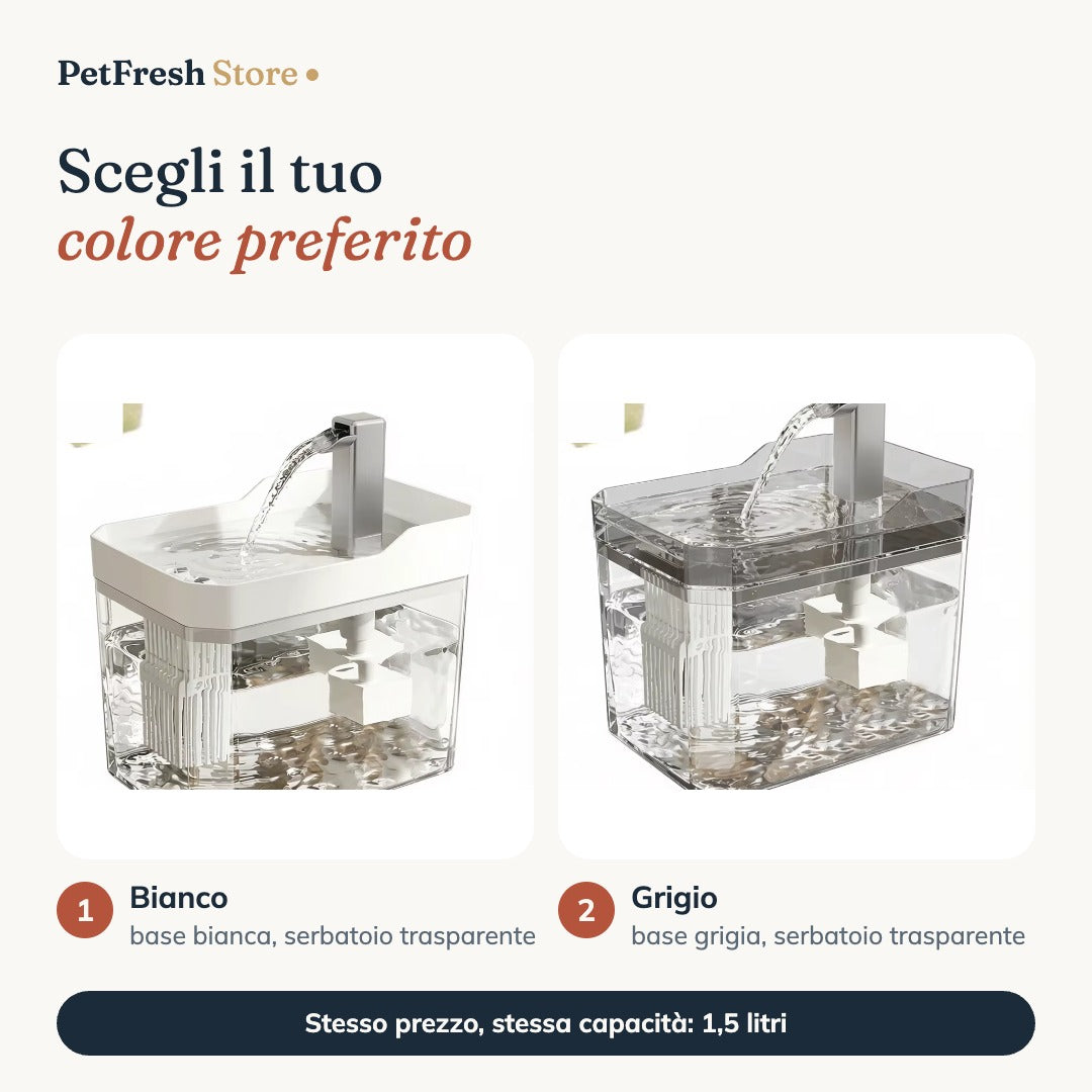 Colori disponibili: bianco e grigio