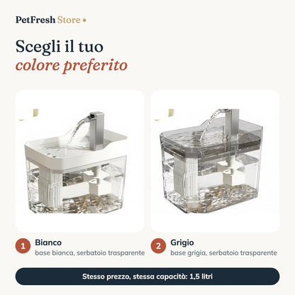Colori disponibili: bianco e grigio
