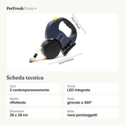 Scheda tecnica guinzaglio doppio