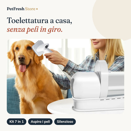 Kit toelettatura 7 in 1 PetFresh per cani e gatti