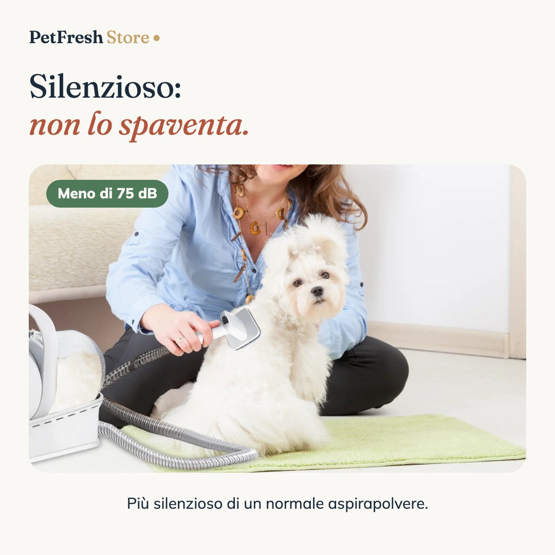Kit toelettatura silenzioso, meno di 75 dB