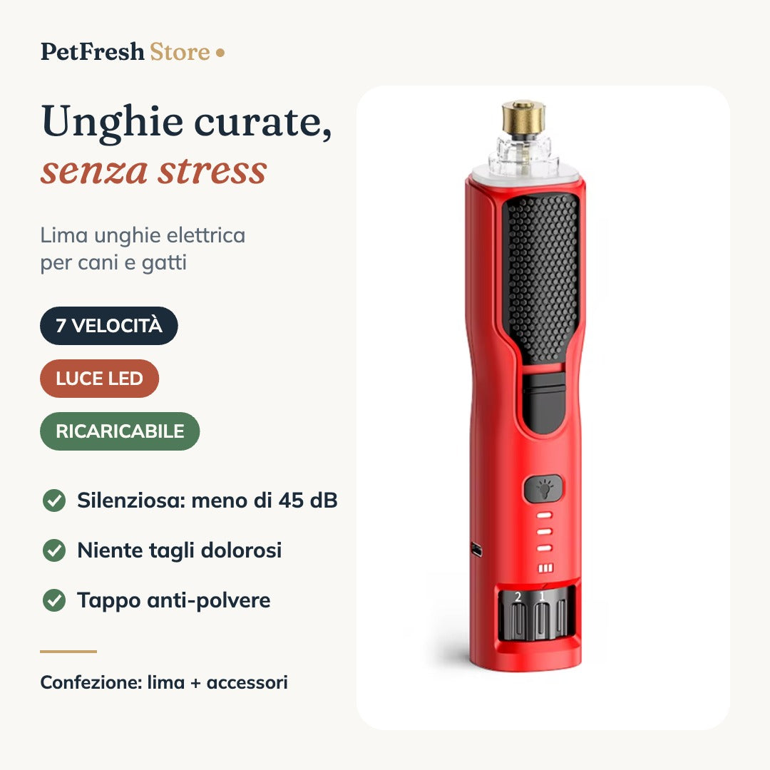 Lima unghie elettrica per cani e gatti – PetFreshStore