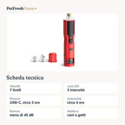 Scheda tecnica lima unghie