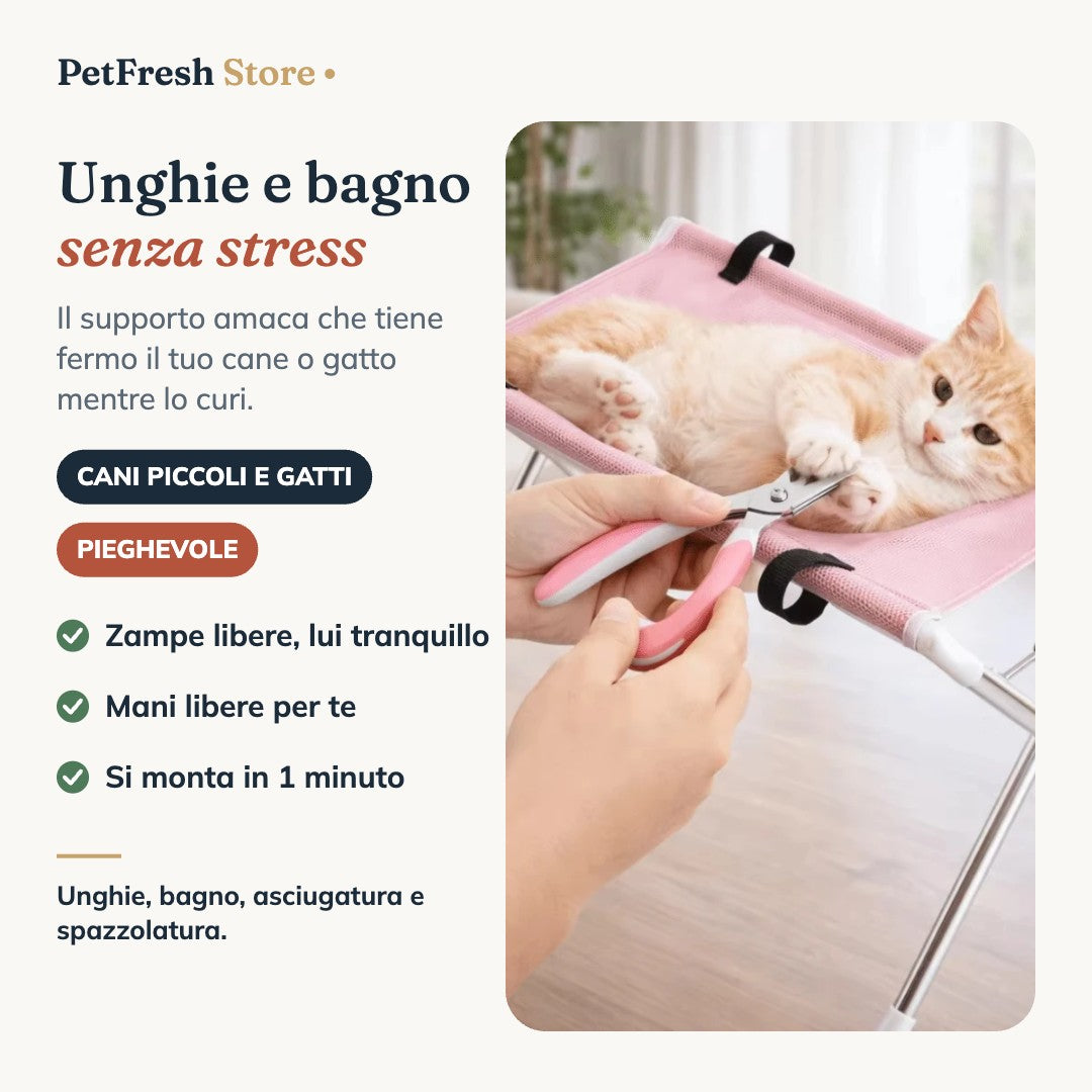 Supporto amaca toelettatura PetFresh