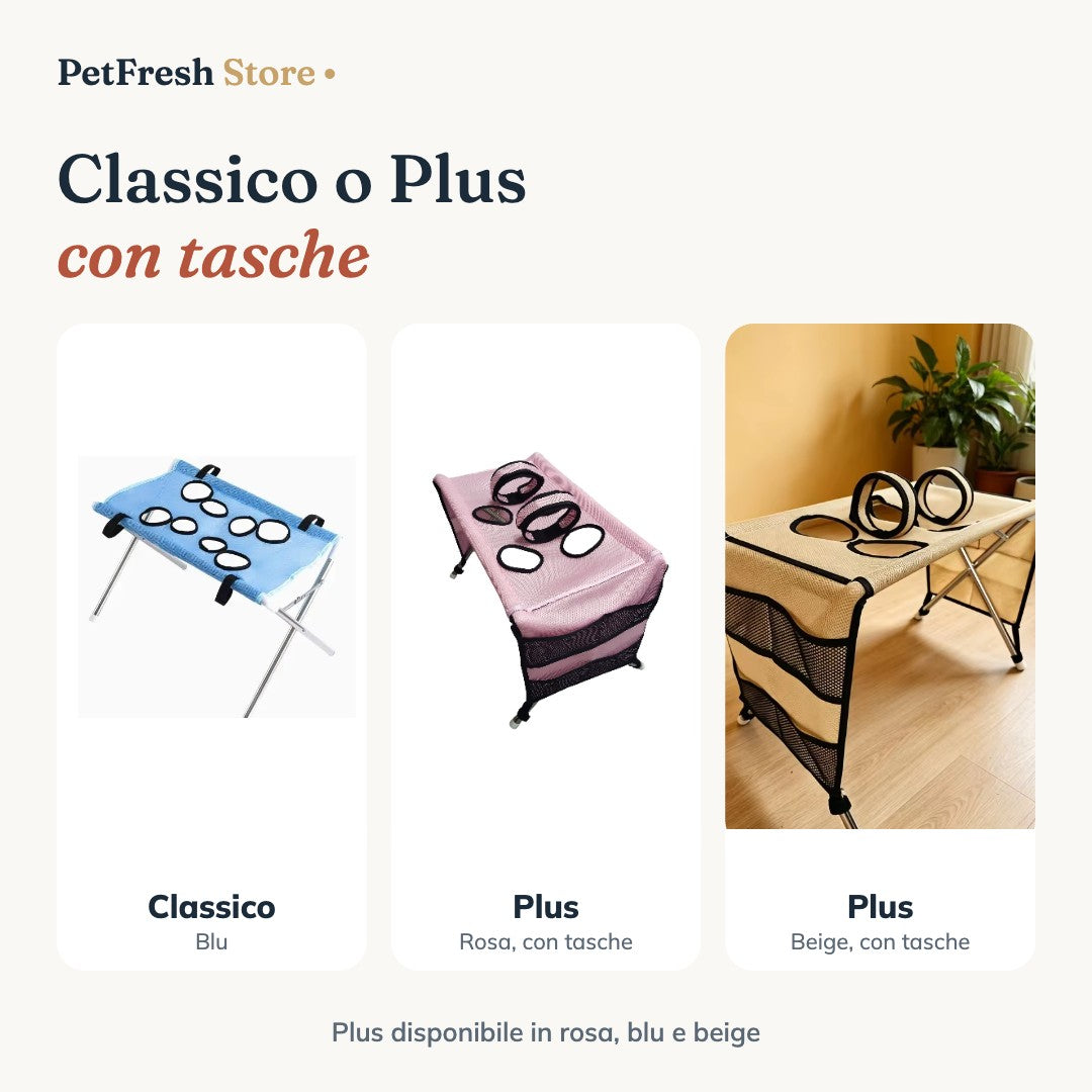 Classico o Plus con tasche
