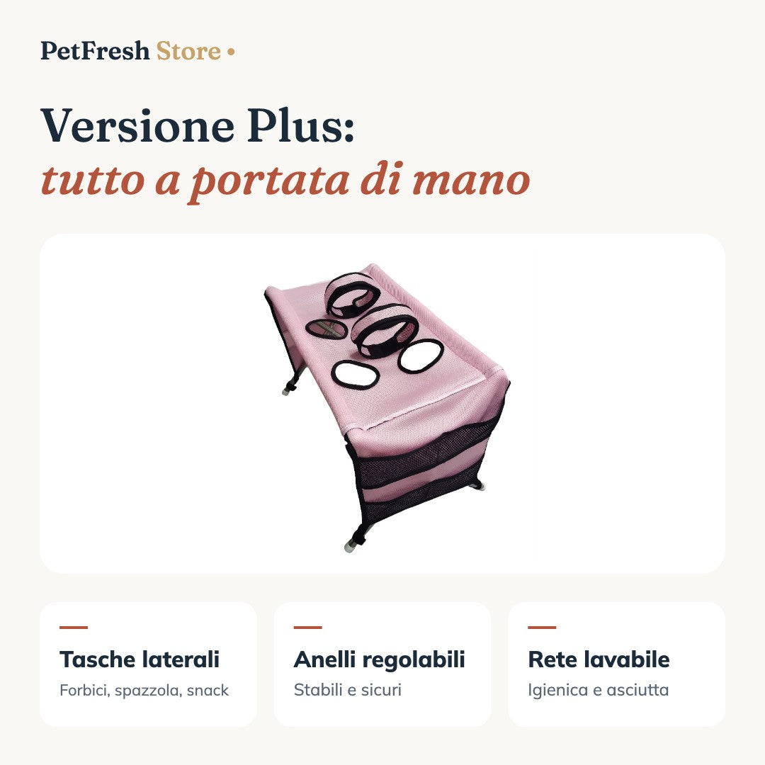Versione Plus con tasche laterali