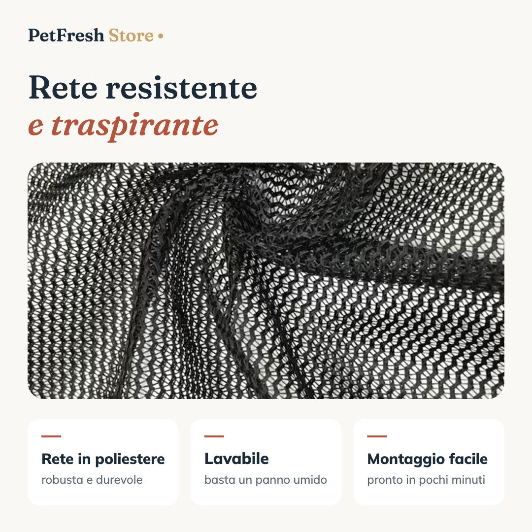 Rete resistente e traspirante