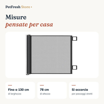 Misure del cancelletto 130 x 78 cm