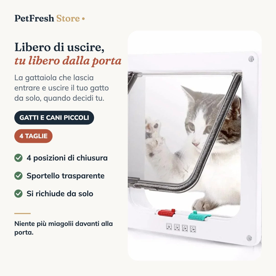 Gattaiola 4 posizioni PetFresh