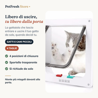 Gattaiola 4 posizioni PetFresh
