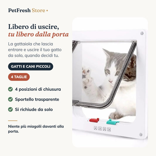 Gattaiola 4 posizioni PetFresh