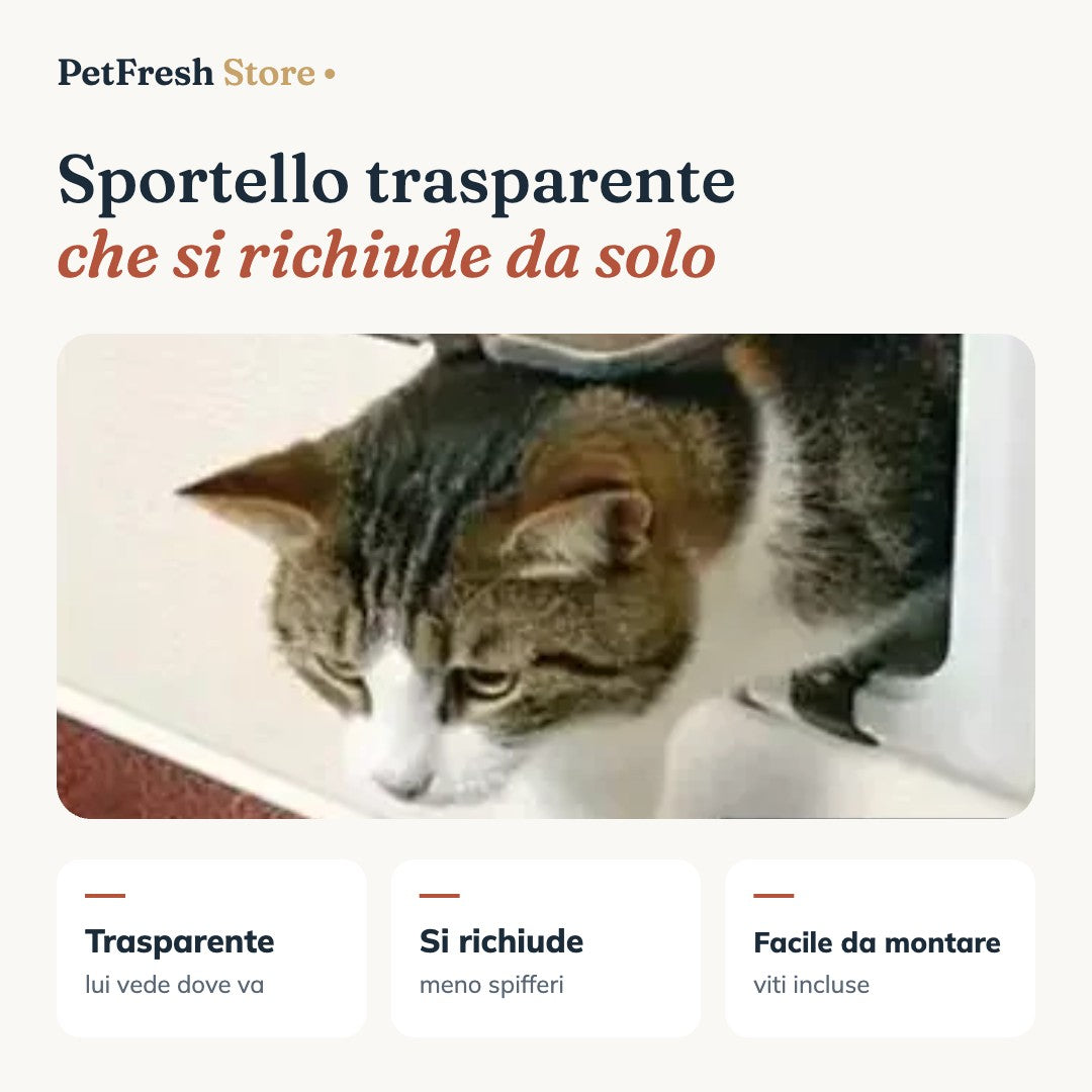 Sportello trasparente