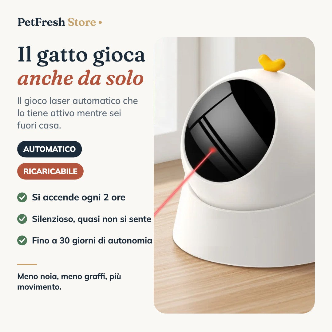 Gioco laser automatico per gatti PetFresh
