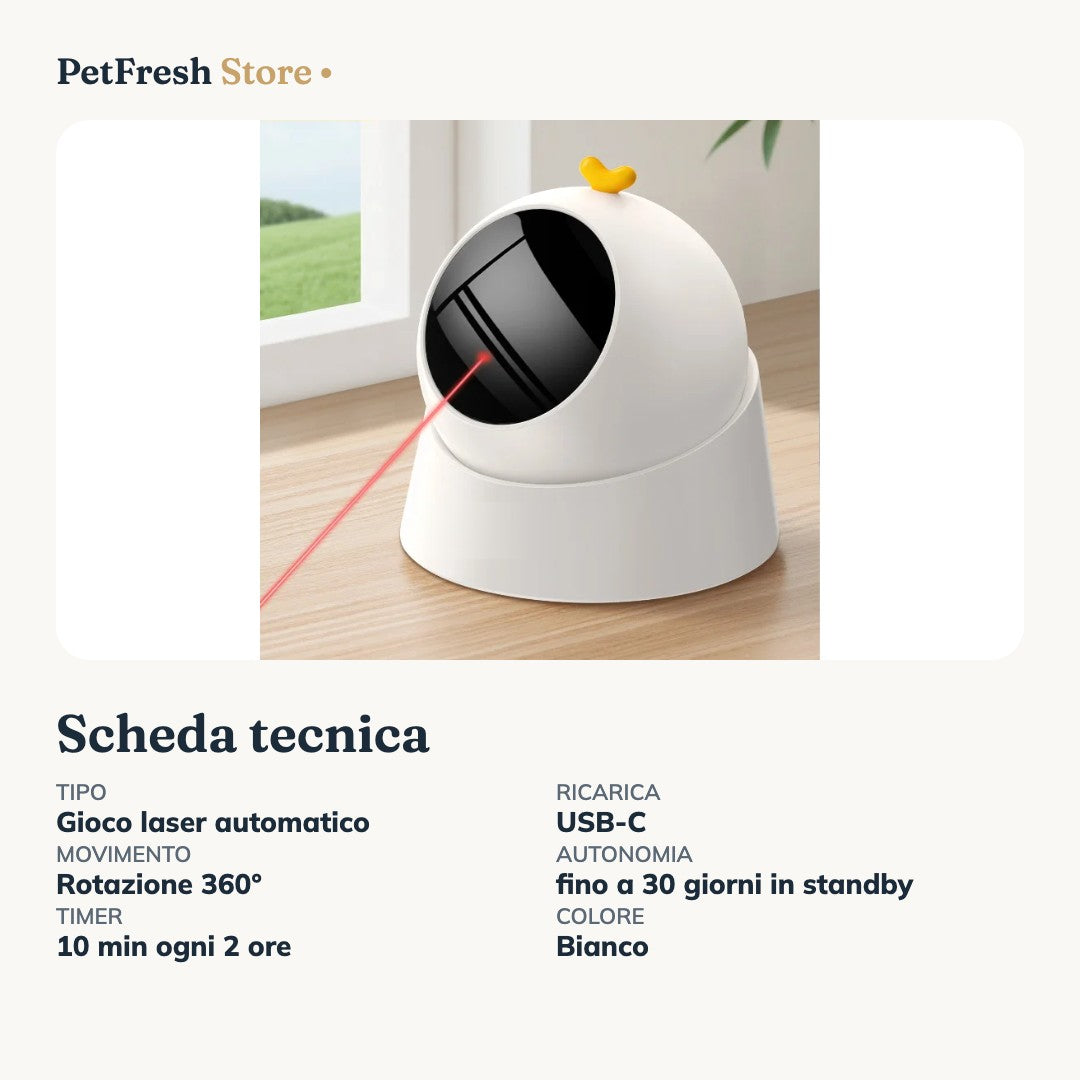 Scheda tecnica gioco laser