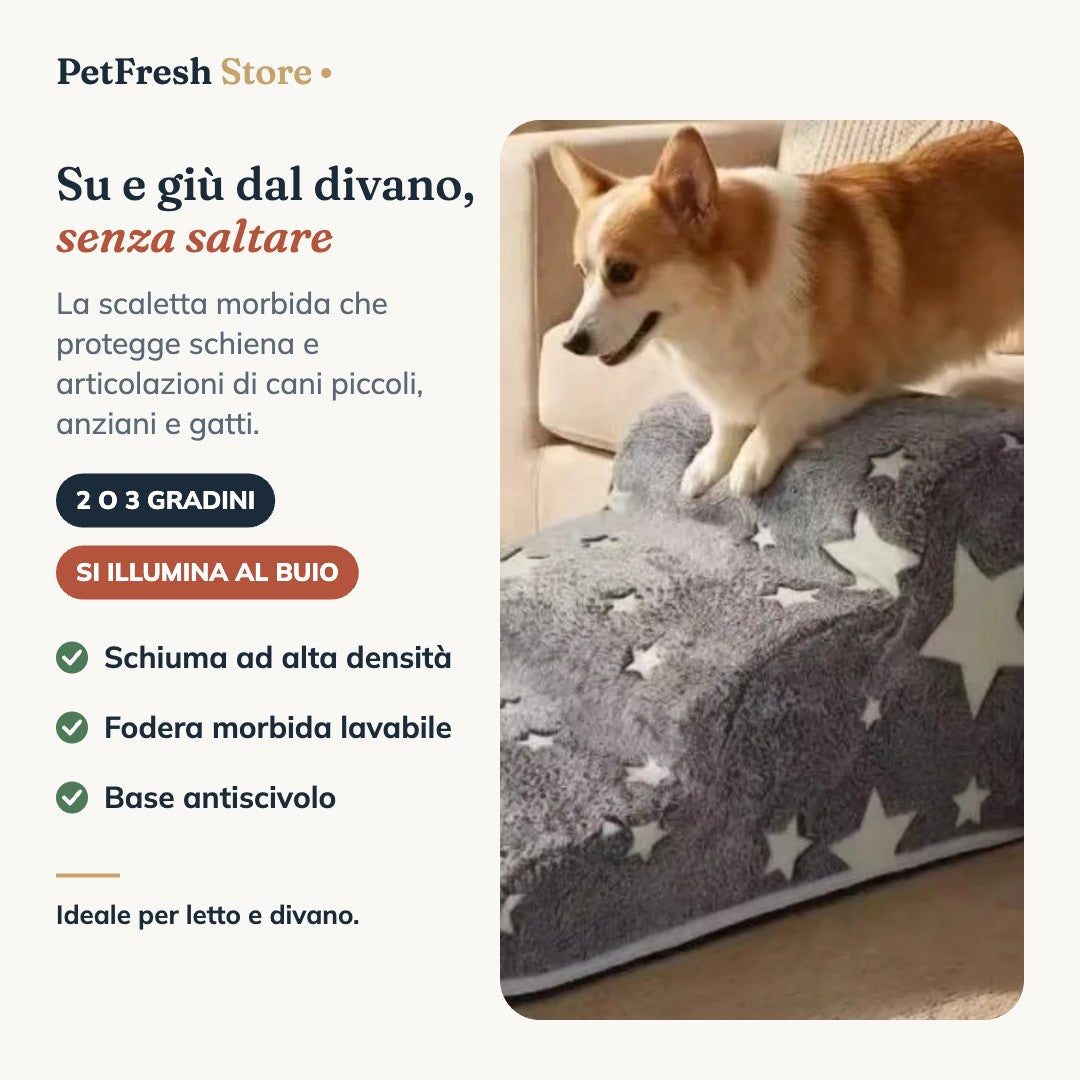Scaletta luminosa PetFresh per cani e gatti