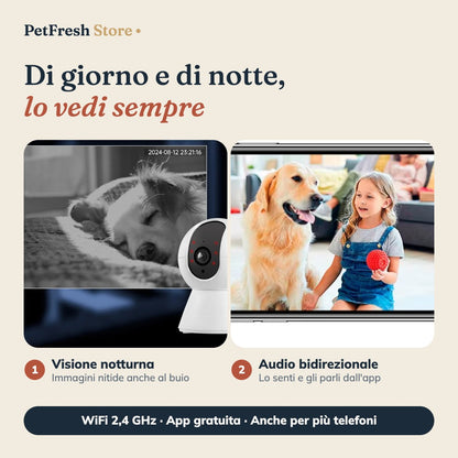 Visione notturna e audio bidirezionale