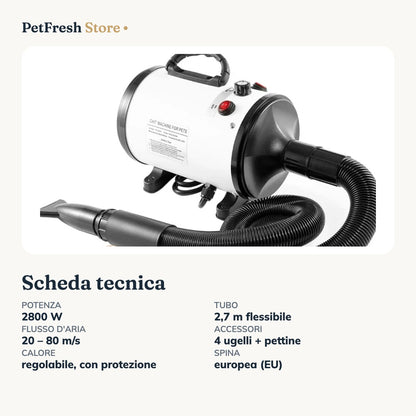 Scheda tecnica phon per cani