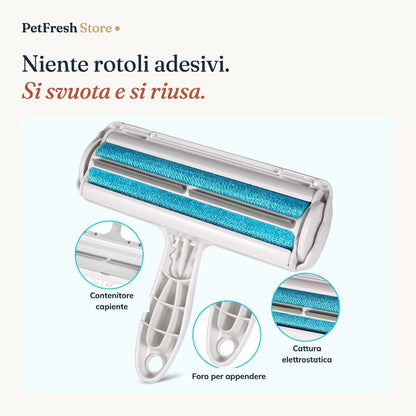 Caratteristiche del rullo leva-peli riutilizzabile