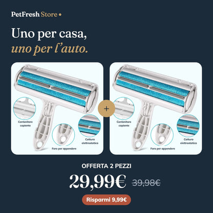Offerta 2 rulli leva-peli a 29,99 euro