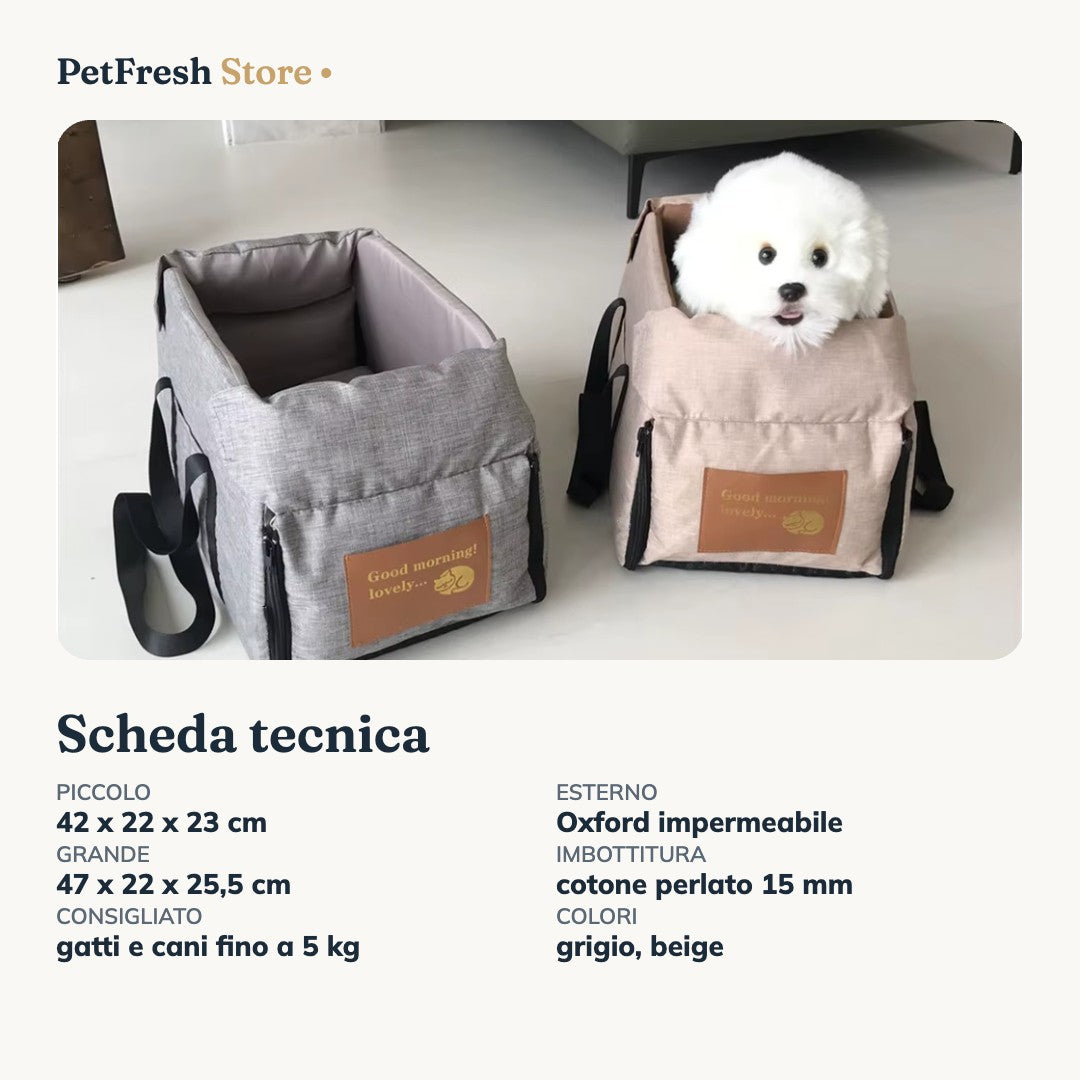 Scheda tecnica seggiolino
