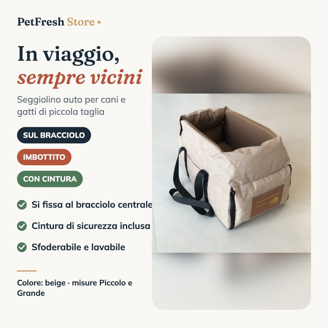 Seggiolino auto beige